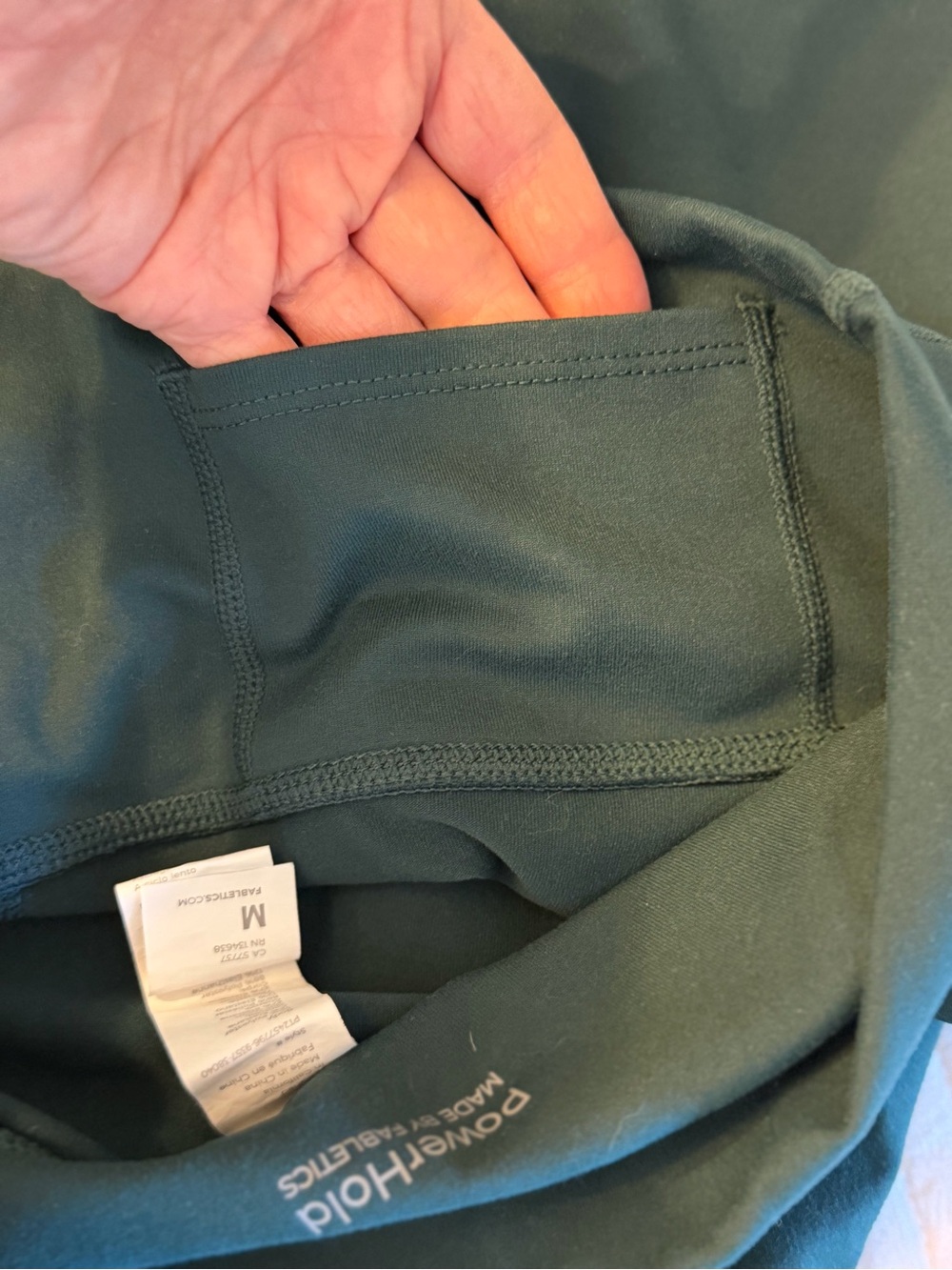 Fabletics PowerHold Flare Pant - Forest Green - Picture 6 of 6